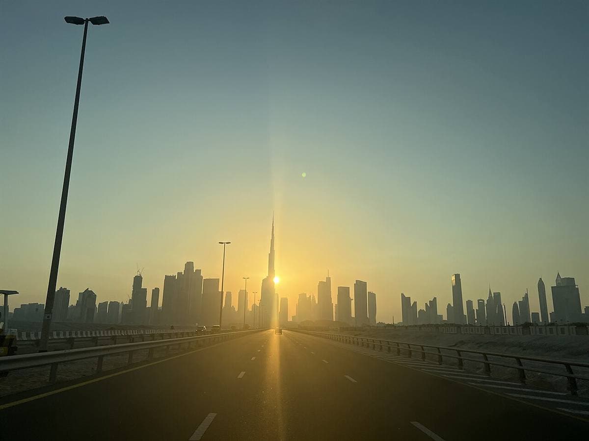 Burj Khalifa at sunset