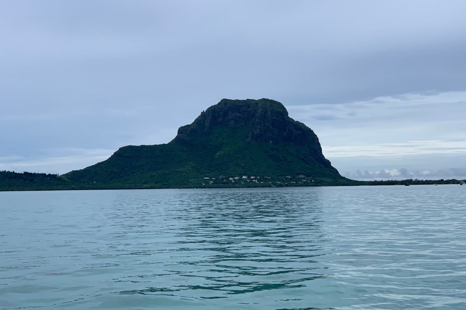 Le Morne Brabant from the sea